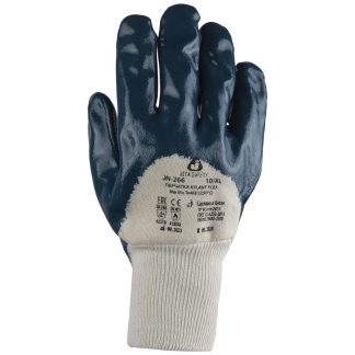 Atlant Flex Защитные трикотажные перчатки Jeta Safety с нитриловым покрытием на 3/4